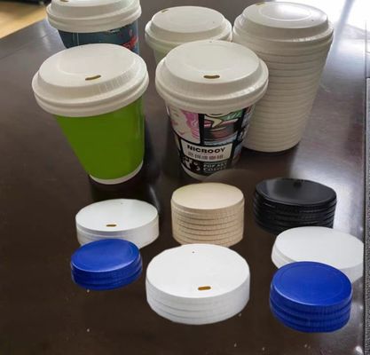 Hotelowa maszyna do produkcji pokrywek kubków papierowych 380 woltów Oszczędność energii